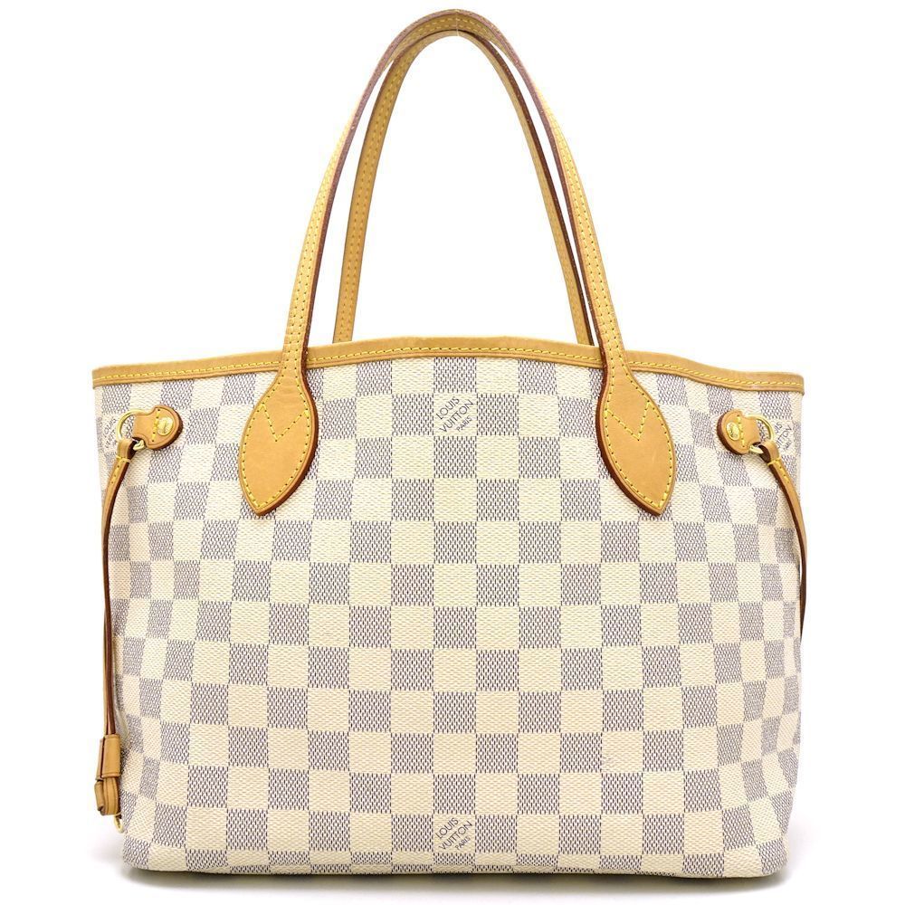 Louis Vuitton Damier Azur Neverfull PM Tote Bag